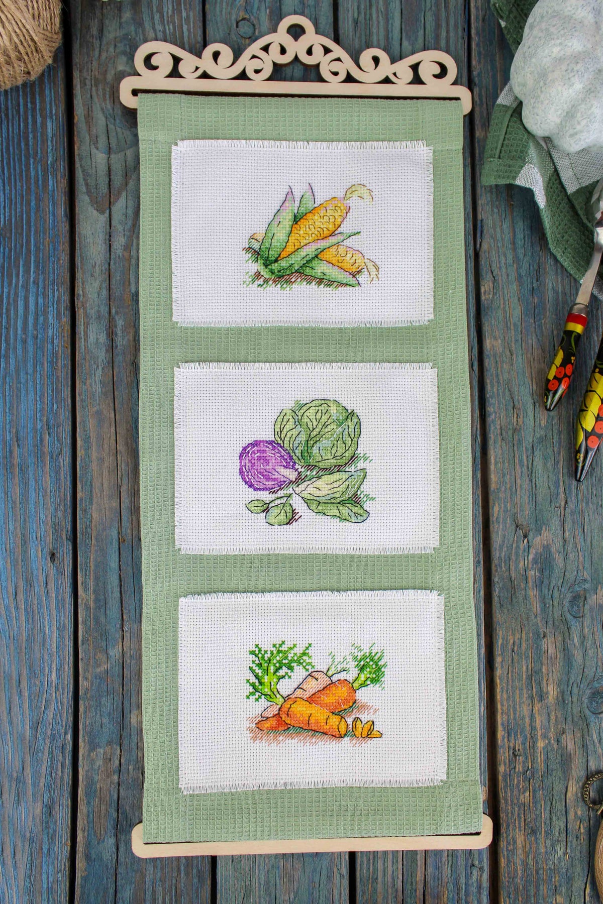 Vista adicional de Kit de punto de cruz MP Studia SM-787 – Carrot () 6x9 cm