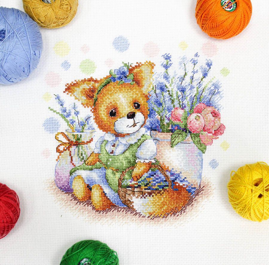 Cross Stitch Kit 'Lavender Dreams' - SNV-827 Mp Studia 