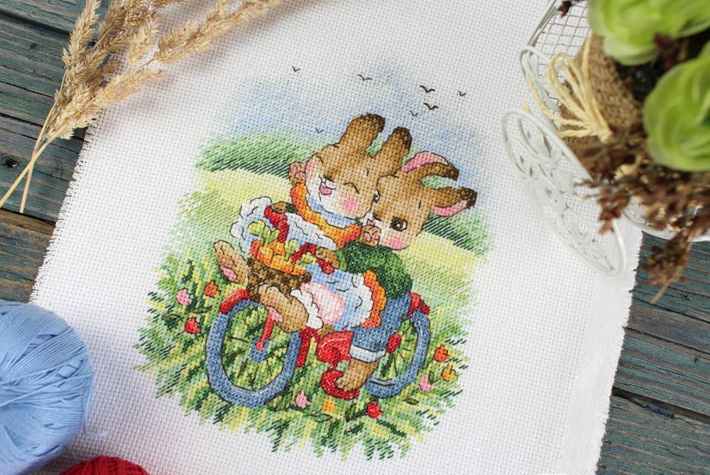 Cross stitch kit "With the Wind" SM-767 MP Studio