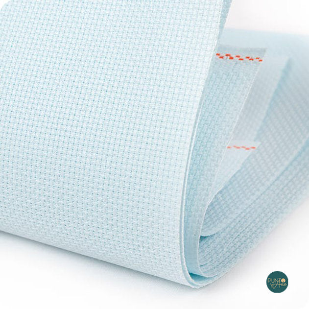 Tela AIDA 16 ct Azul Hielo de ZWEIGART 3251 550 para punto de cruz