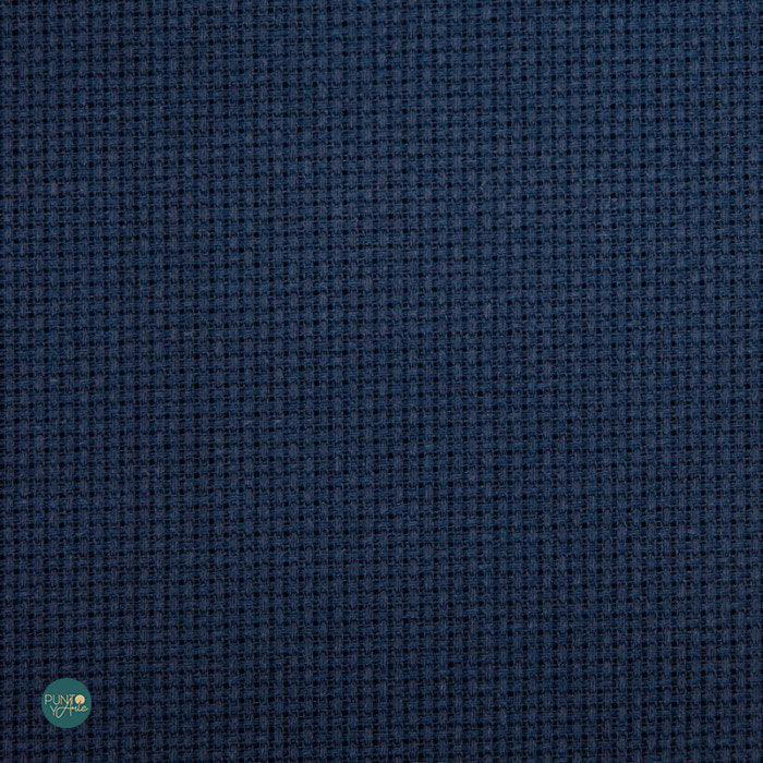 3251/589 AIDA fabric 16 count. ZWEIGART color Navy for cross stitch