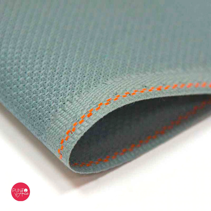 Tela Aida 16 ct color Misty Blue ZWEIGART 3251 594 para punto de cruz