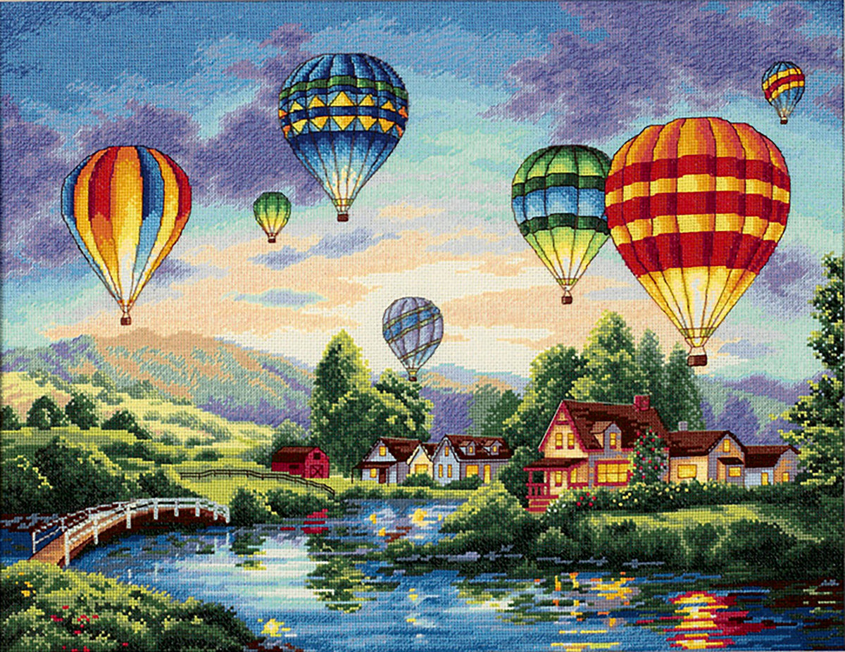 Balloon Glow - 35213 Dimensions - Kreuzstich-Set
