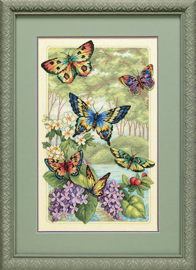 Butterfly Forest - 35223 Dimensions - Kreuzstich-Set