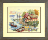 Quiet Lake House - 35230 Dimensions - Cross Stitch Kit