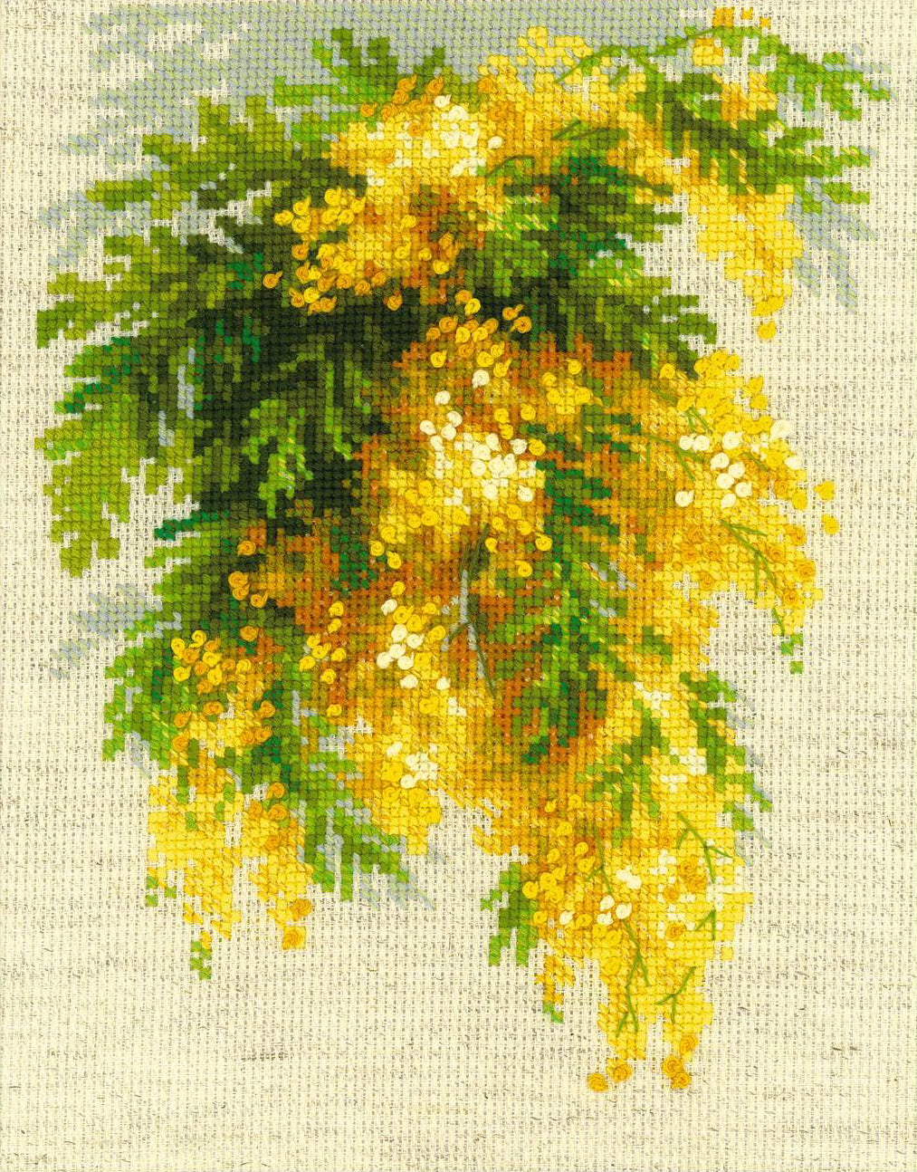 Cross Stitch Embroidery Kit - "Mimosa" - Riolis 1615