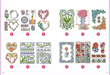Floral Dreams – Durene Jones | Más de 200 Motivos Florales en Punto de Cruz