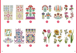 Floral Dreams – Durene Jones | Más de 200 Motivos Florales en Punto de Cruz