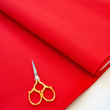 Tela AIDA 14 ct Zweigart roja detalle de la trama para punto de cruz