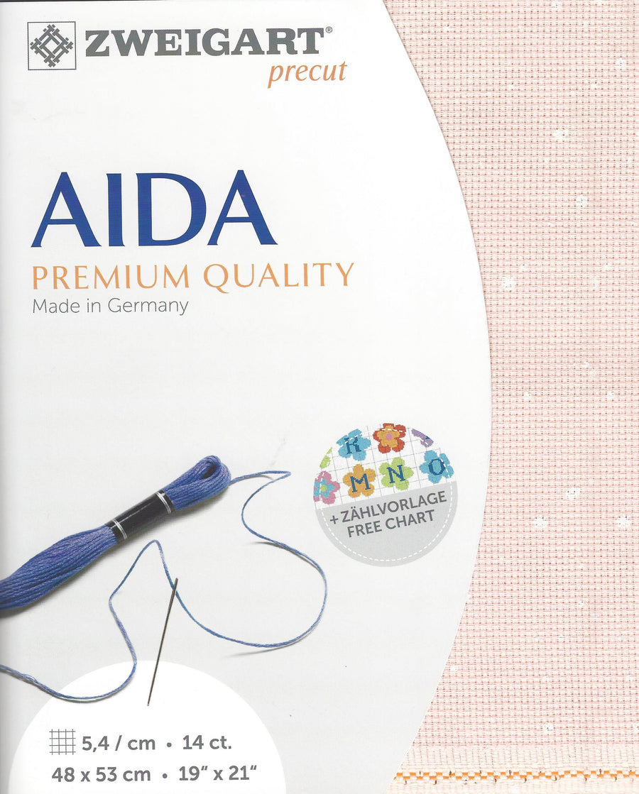 Tela de Punto de Cruz Zweigart 14ct Aida - No. 4259 Splash