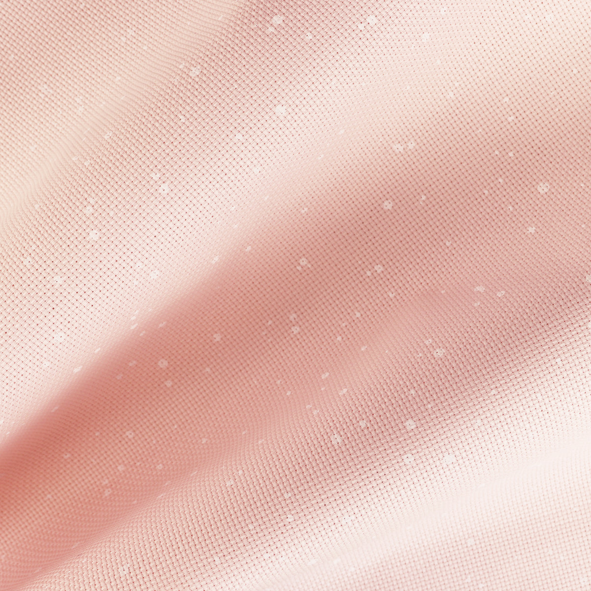 Tela Aida Zweigart 14 ct Splash color rosa con motas blancas para punto de cruz
