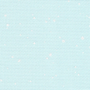 Tela Aida Zweigart 14 ct Splash color azul con motas blancas para punto de cruz