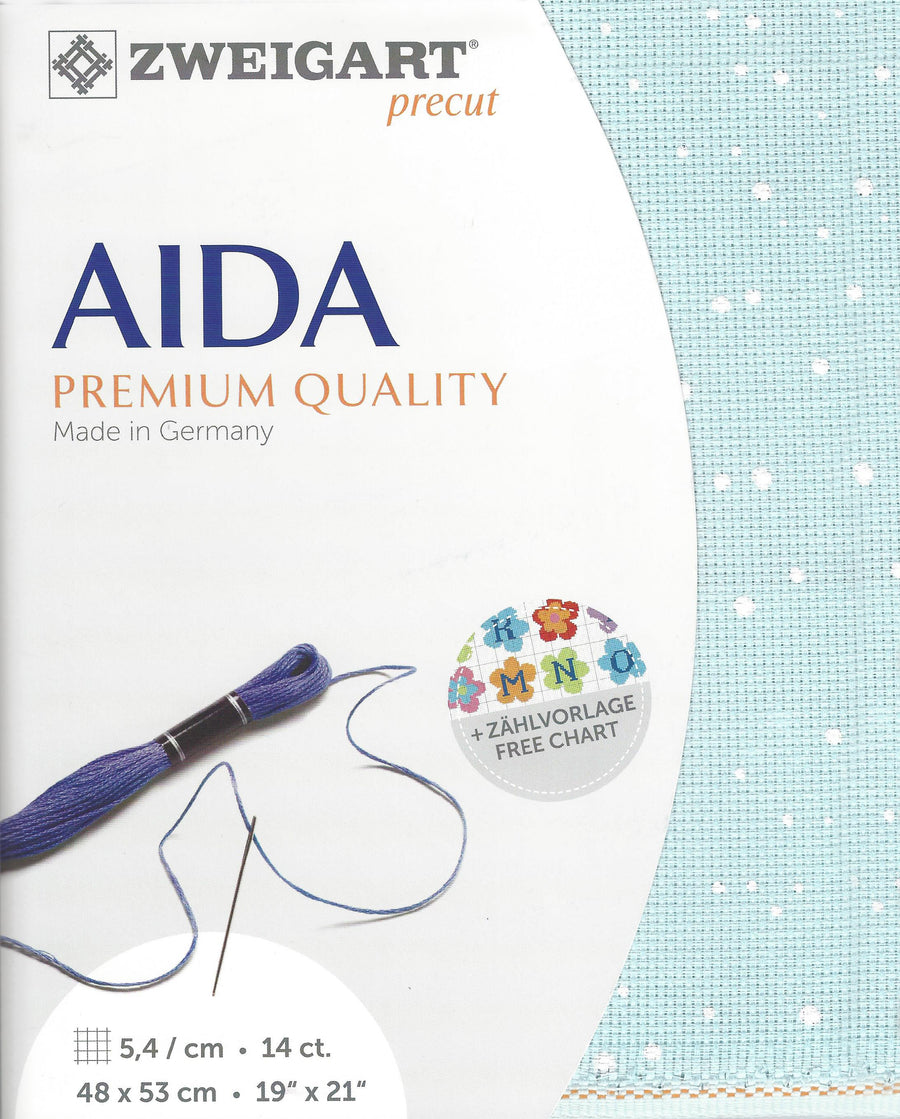 Tela de Punto de Cruz Zweigart 14ct Aida - No. 5429 Splash