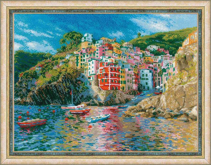 Kit de Punto de Cruz "Liguria" 1747 Riolis - Punto y Arte