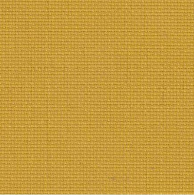Tela Aida Zweigart 18 ct color mostaza con textura regular para punto de cruz