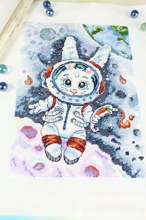 Cross Stitch Kit "Moon Hare" SM-772 by MP Studio