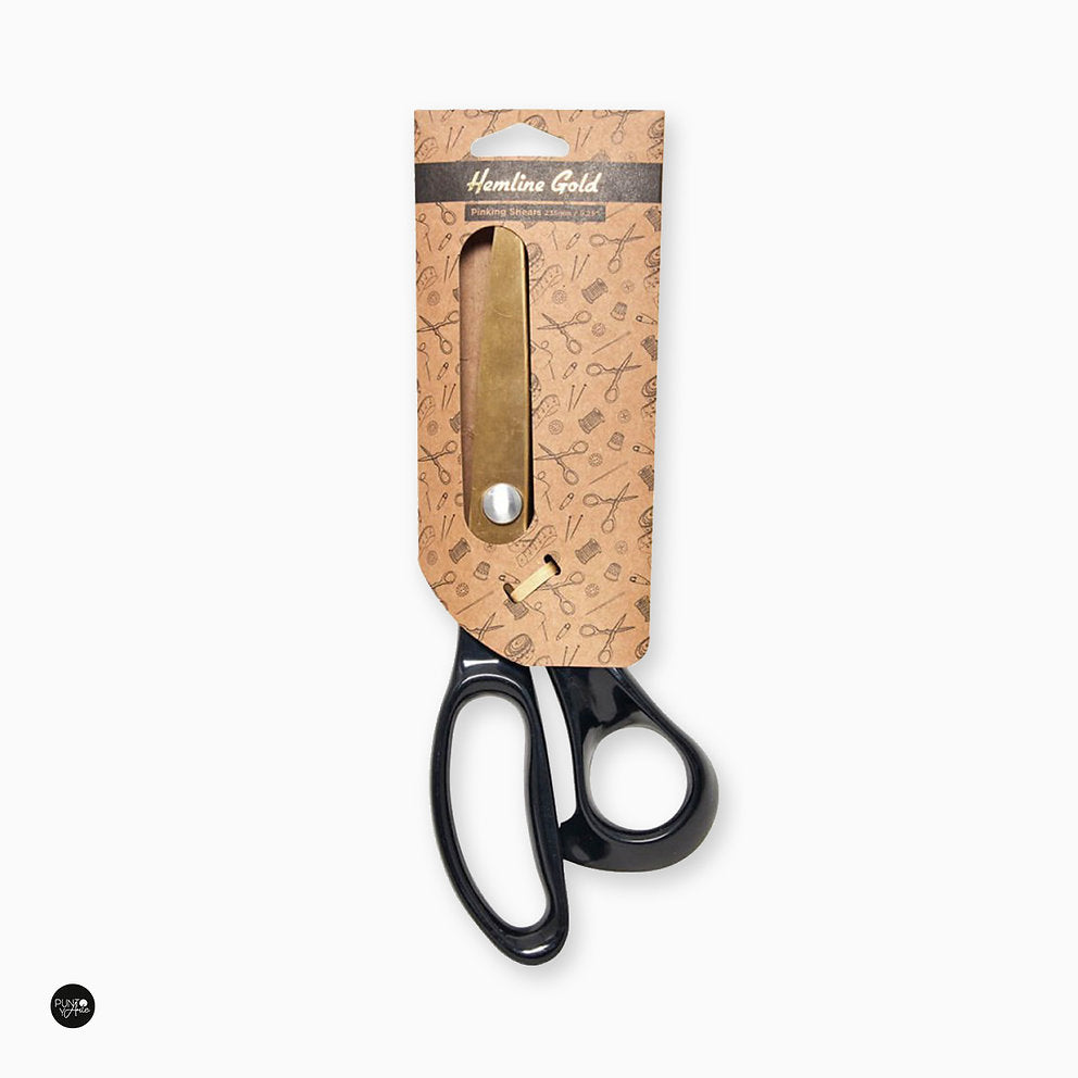Vista adicional de Tijeras de bordado Hemline 380.HG – Dentadas Gold de : Cortes Precisos y Decorativos 23,5 cm