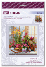 Cross Stitch Kit "Daffodils on the Windowsill" 1762