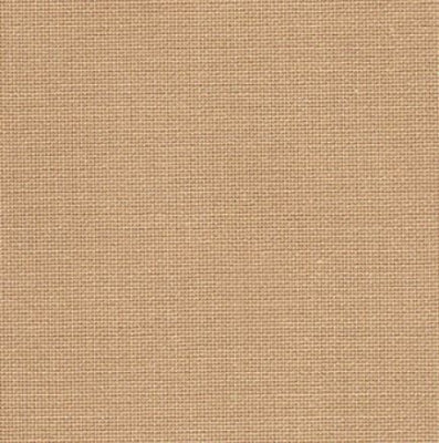 Tela Zweigart Lugana 25 ct color beige con textura uniforme para punto de cruz