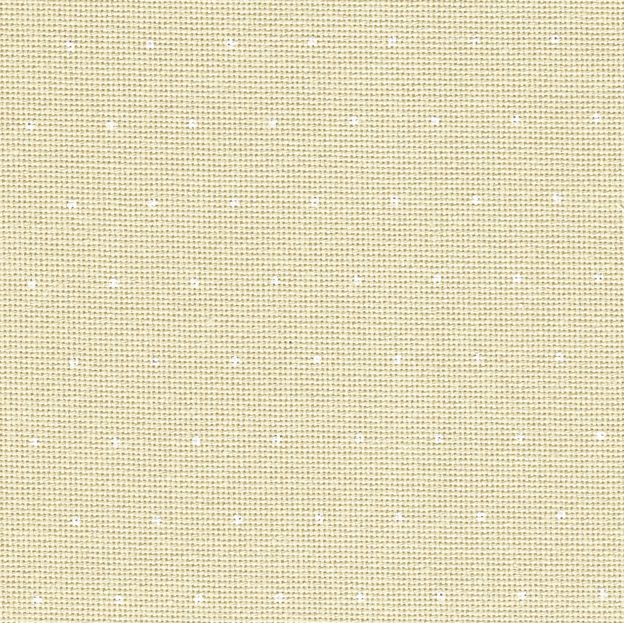 Tela Zweigart Lugana 25 ct color Mini Dots 2419 con pequeños puntos blancos para punto de cruz
