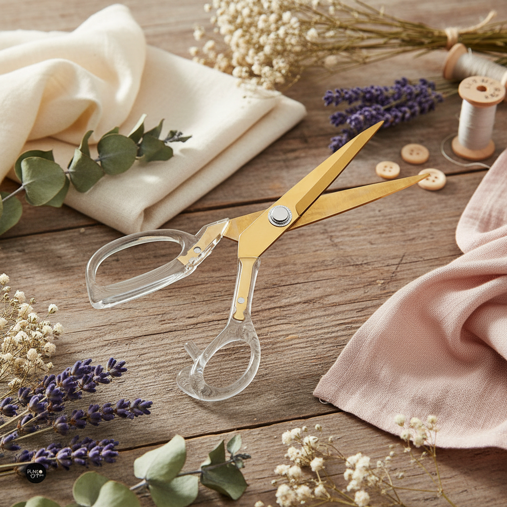 Ciseaux de coupe et de couture Hemline Gold - Coupes précises et confort ergonomique