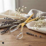 Ciseaux de coupe et de couture Hemline Gold - Coupes précises et confort ergonomique