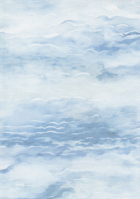 Tela Murano Lugana 32 ct Zweigart 3984/90002 Deep Water vista vertical