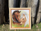 Cross Stitch Kit "Pair of Horses" 1864