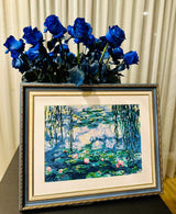 Kit de Bordado de Punto de Cruz - "Water Lilies after C. Monet's Painting" - Riolis 2034