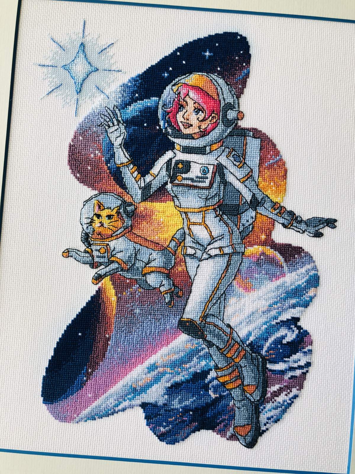 Kit de Punto de Cruz Riolis - Straight to the Stars, 2014 - Punto y Arte