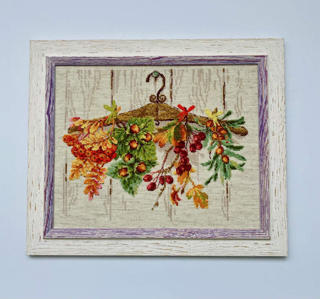 Cross Stitch Embroidery Kit - "Gifts of Autumn" - Riolis 2037