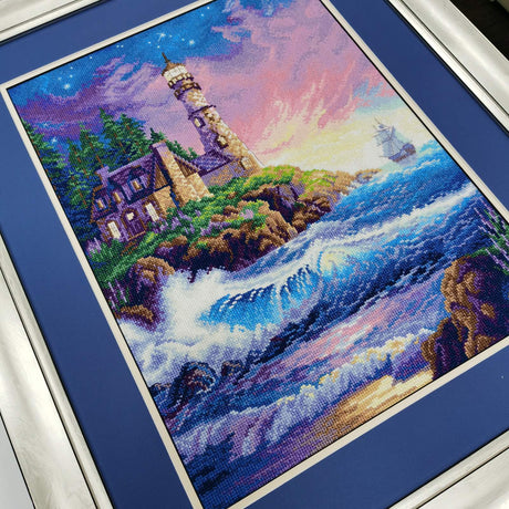 Cross Stitch Embroidery Kit - "Lighthouse" - Riolis 2022