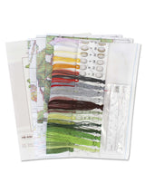 Cross Stitch Kit "Cloudberry" MP Studia SNV-930 - Botanical wild berries 28x19 cm Aida 16 ct