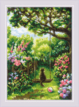 Riolis Cross Stitch Kit - Garden Swing, 2114