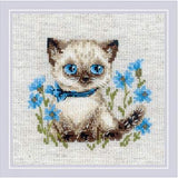 Kit de Punto de Cruz "Siamese Kitten" 2118 Riolis