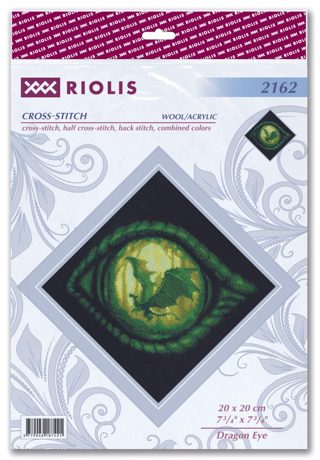 Kit au point de croix - "Œil de dragon" - Riolis 2162