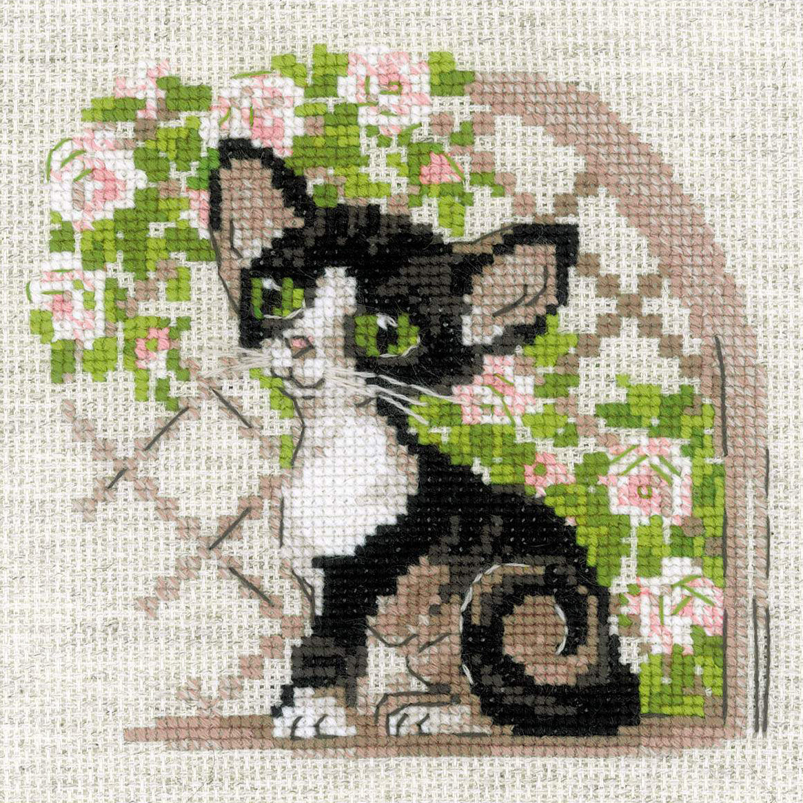 Cross Stitch Embroidery Kit - "Cornish Rex Kitten" - Riolis 2121