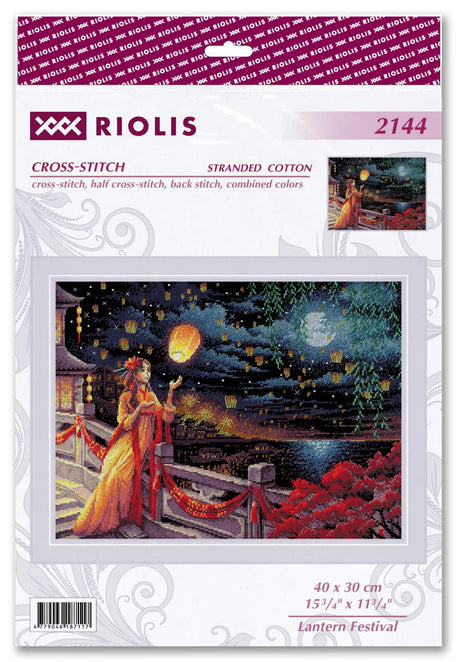 Cross Stitch Kit - "Lantern Festival" - Riolis 2144