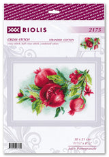 Cross Stitch Embroidery Kit - "Juicy Pomegranate" - Riolis 2175