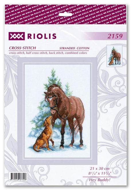 Cross Stitch Kit - "Winter Companions" - Riolis 2159