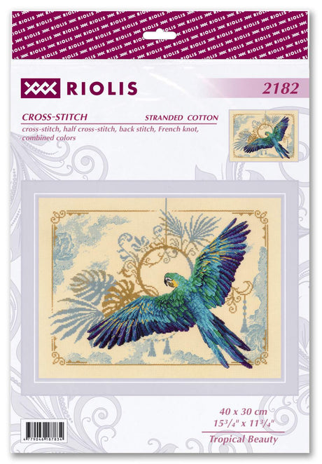 Cross Stitch Kit - "Tropical Splendor" - Riolis 2182