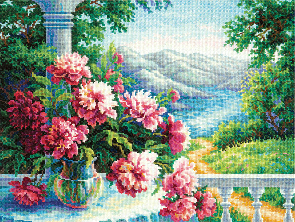 Kit de punto de cruz Magic Needle 44-18 – Heady Bouquet