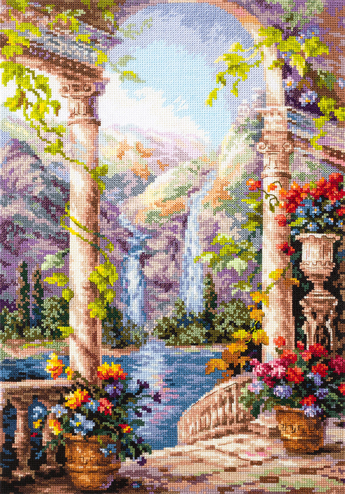 Kit de punto de cruz Magic Needle 44-21 – Vista fantástica