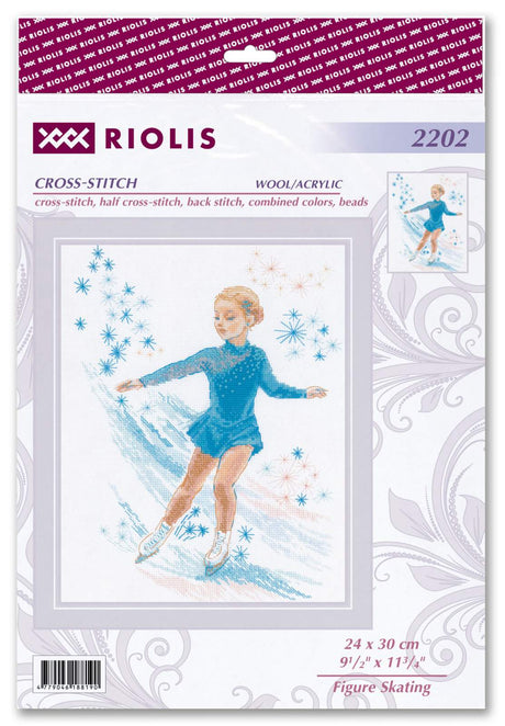 Kit au point de croix - "La beauté sur glace" - Riolis 2202