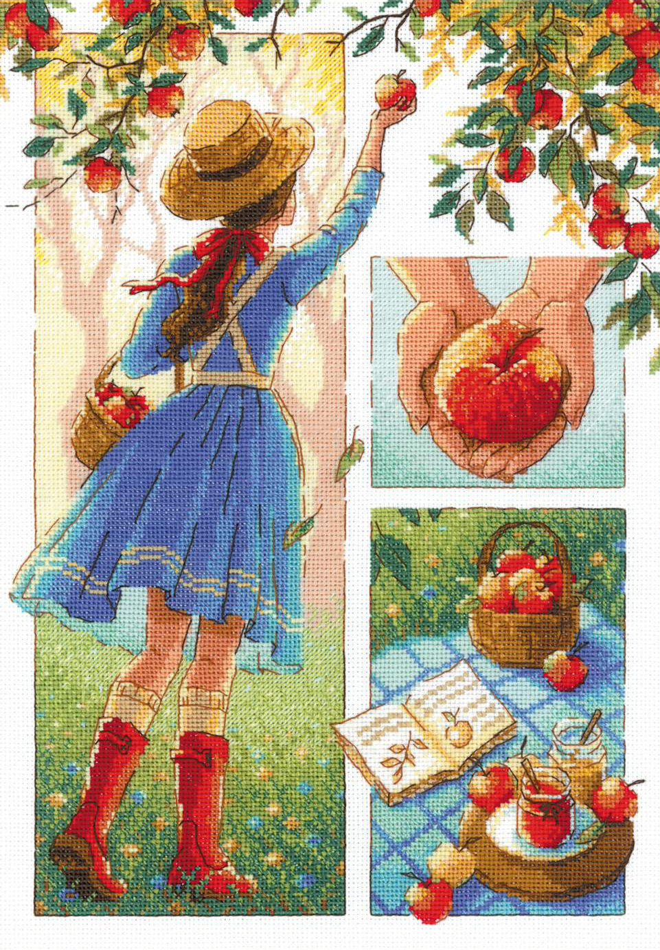Cross Stitch Kit - "Harvest Day" - Riolis 2201