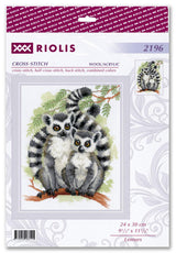 Cross Stitch Kit - "Lemur Look" - Riolis 2196