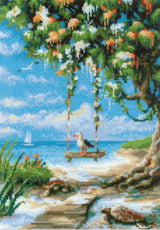 Cross Stitch Kit - "Coastal Relaxation" - Riolis 2215