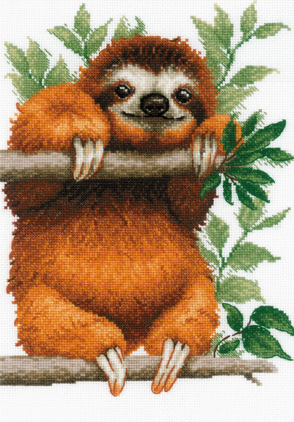 Cross Stitch Kit - "Tropical Sloth" - Riolis 2213