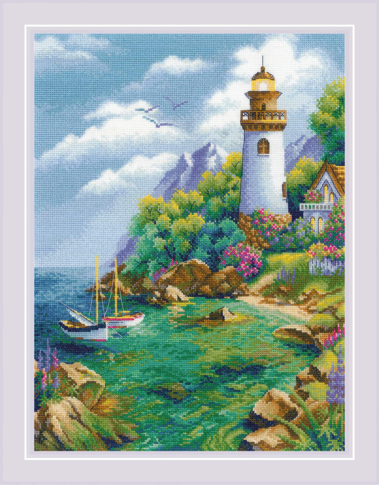 Riolis Cross Stitch Kit - Quiet Harbor, 2188