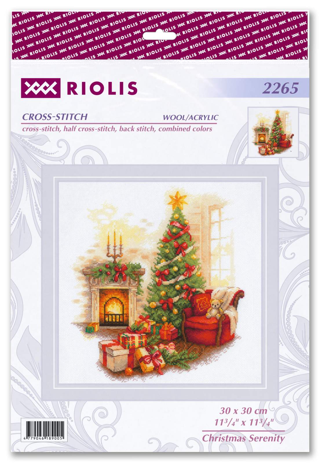 Kit au point de croix "Sérénité de Noël" Riolis 2265